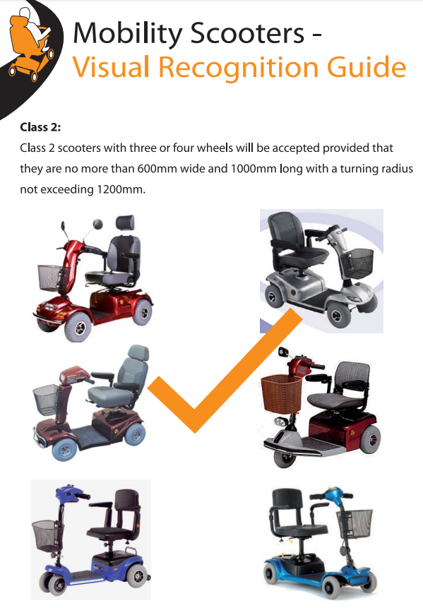 Class 2 Scooter visual guide - Click to Enlarge